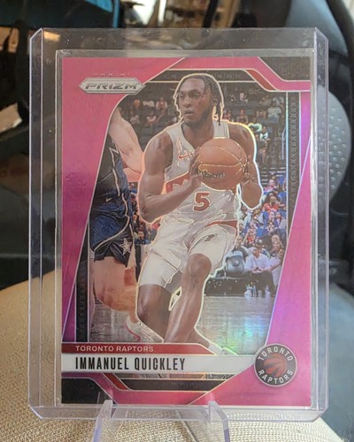 2024-25 Prizm Immanuel Quickley Pink Pulsar Prizm /249