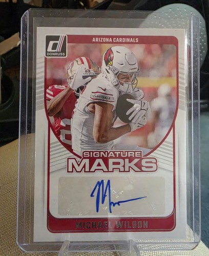 2024 Donruss Michael Wilson Signature Marks Auto Cardinals