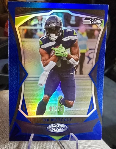 2024 Panini Certified #41 DK Metcalf Mirror Blue 01/75