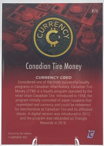 2025 Cardsmiths Currency Series 5 Matrix Holofoil Canadian Tire - photo 2