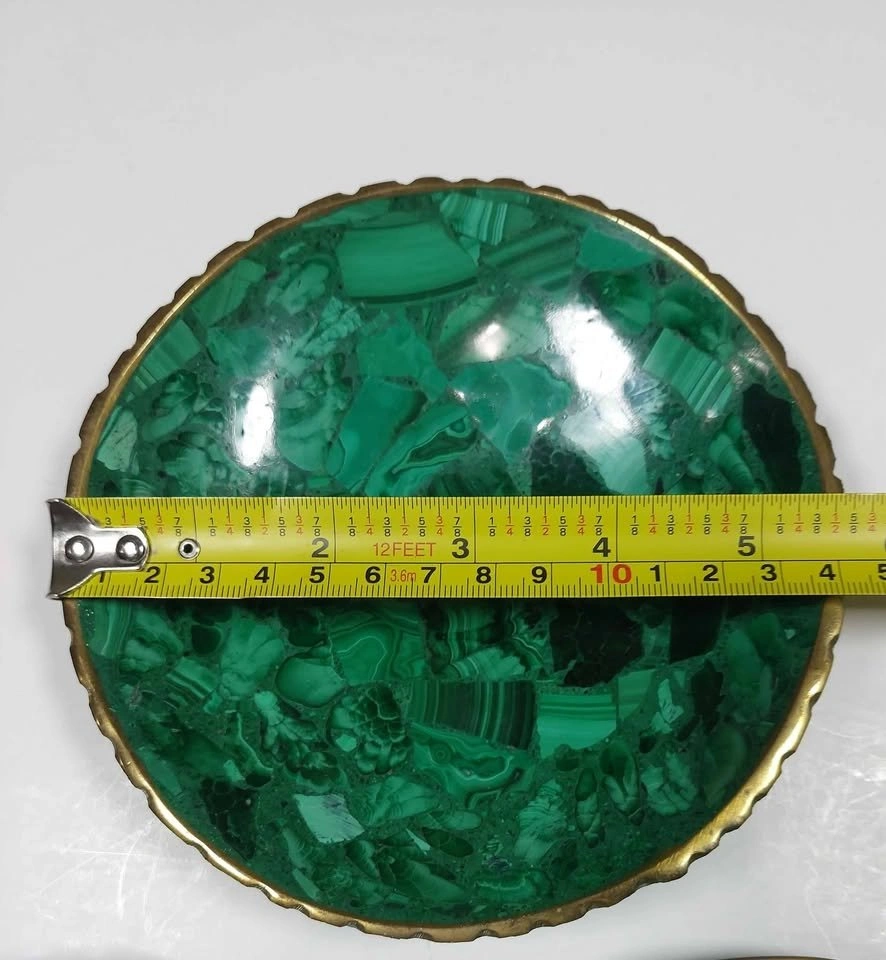 Solid Natural Malachite plate - photo 2