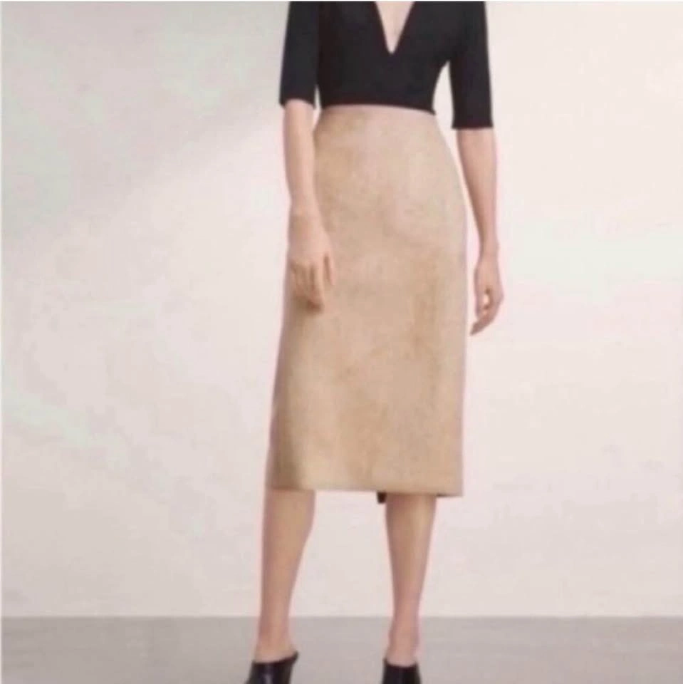 NWT Babaton x Aritzia Chuck Faux Suede Midi Pencil Skirt - photo 5