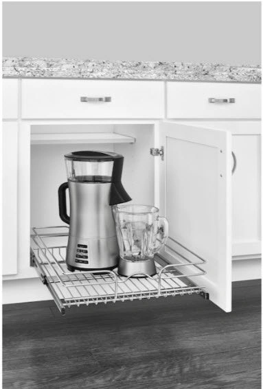 Rev-A-Shelf Wire Pull-Out Organizer with Soft-Close Slides - photo 4