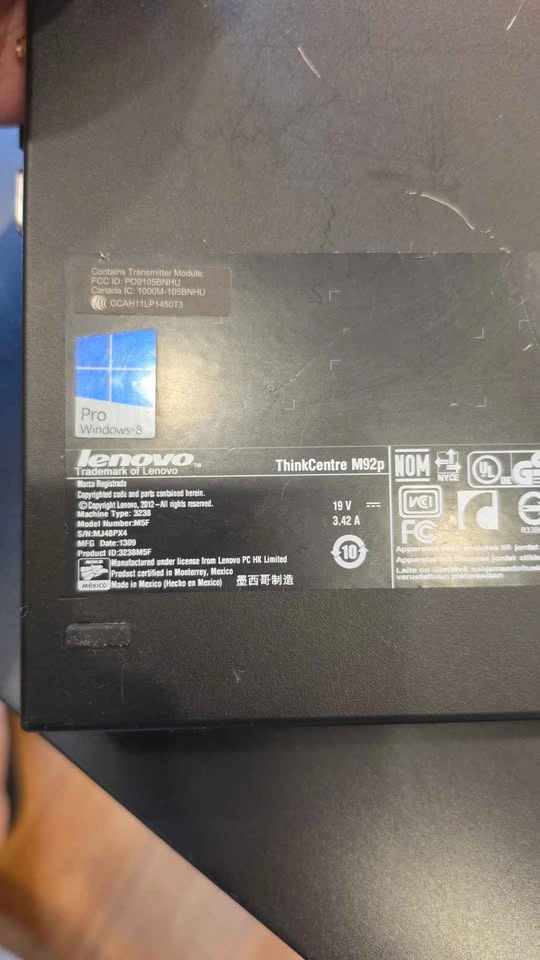 Lenovo ThinkCentre M92p Tiny Desktop PC (Barebone) Core - i5 vPr - photo 3