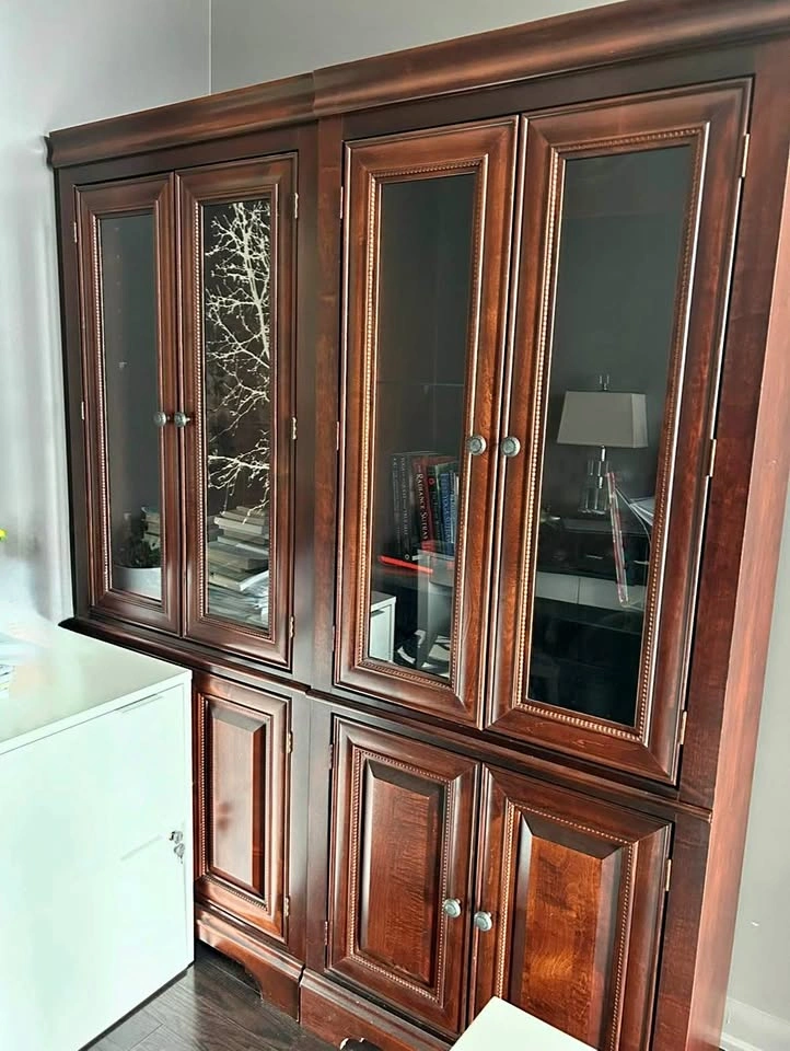 Solid Wood Twin Cabinets