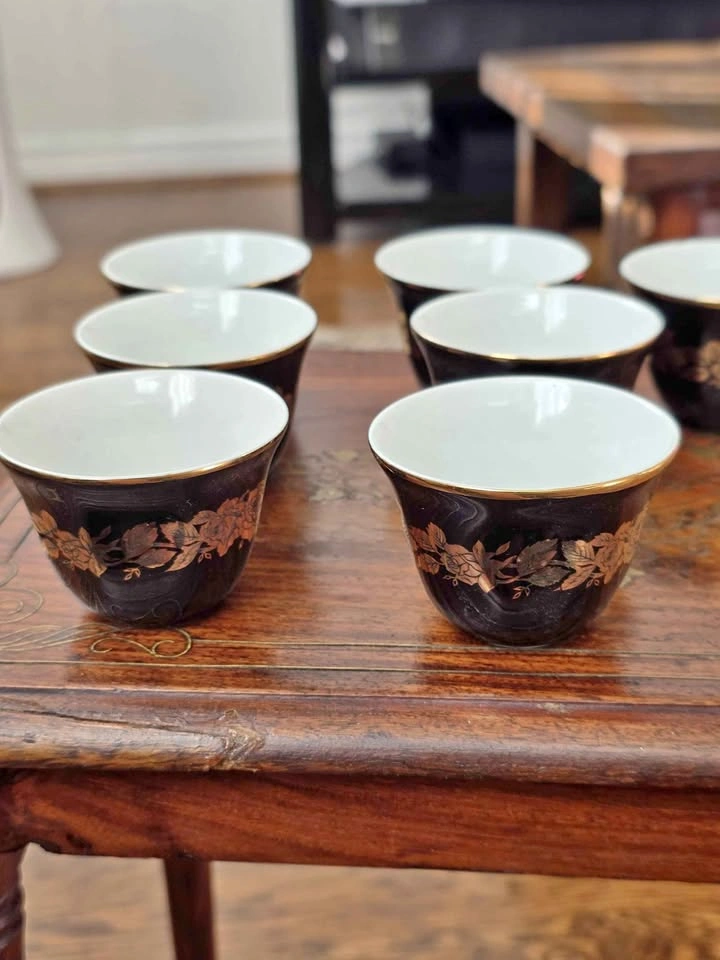 VINTAGE L.T.R. Fine Porcelain Japan Tea Cups - Set of 7