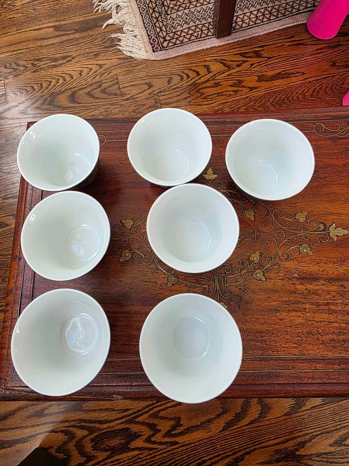 VINTAGE L.T.R. Fine Porcelain Japan Tea Cups - Set of 7 - photo 4