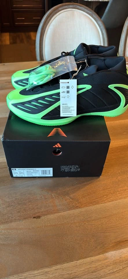 adidas Anthony Edwards 1 Low Lucid Lime Size 11.5 men - photo 4
