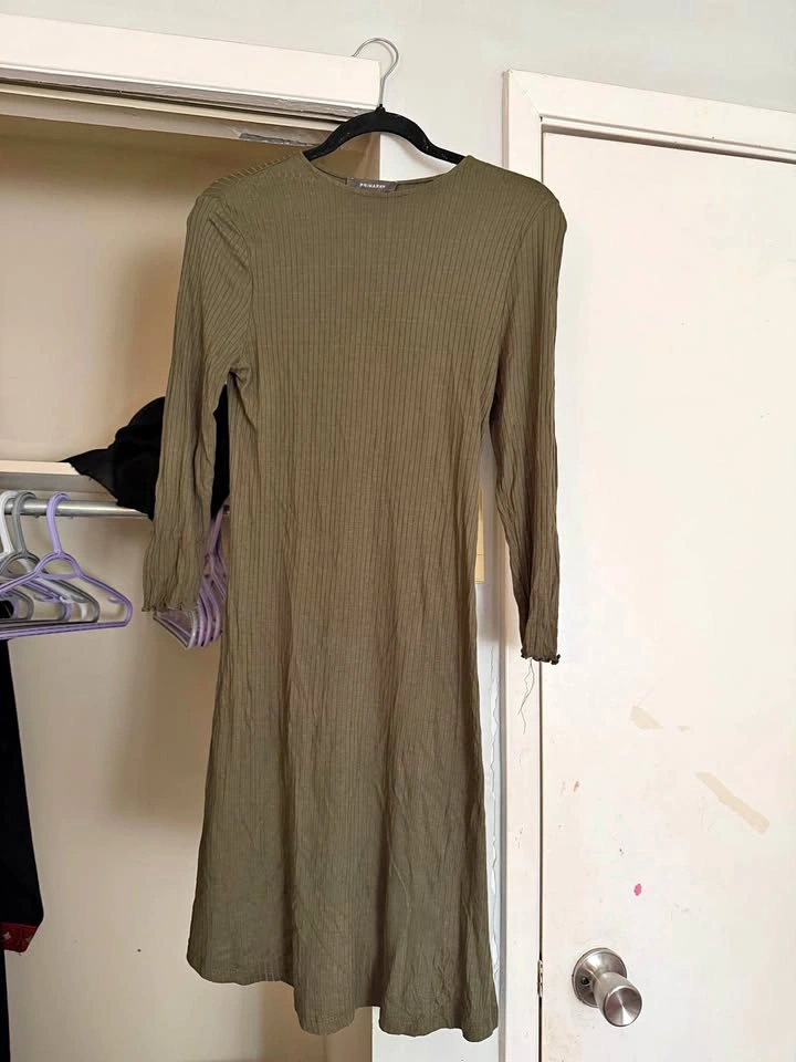 Primark Ribbed Long Sleeve Dress