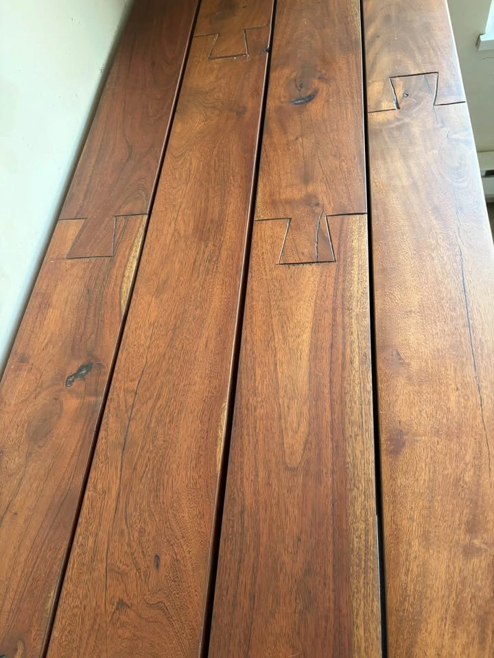 Solid wood beam desk/bar/console table - photo 4