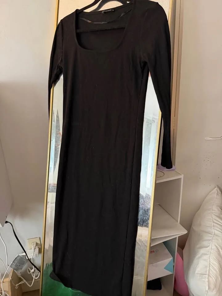 LC Waikiki Long Sleeve Ribbed Midi Dress - photo 3