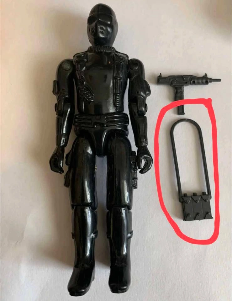 Vintage G.I. Joe Snake Eyes Straight Arm Ammo Pack - photo 2