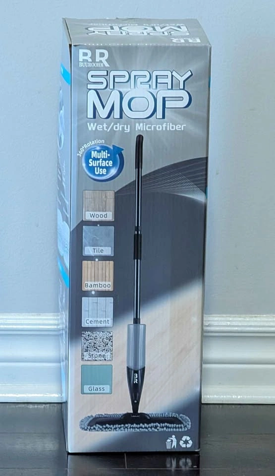 BUUROOHM Microfiber Spray Mop (In Box)