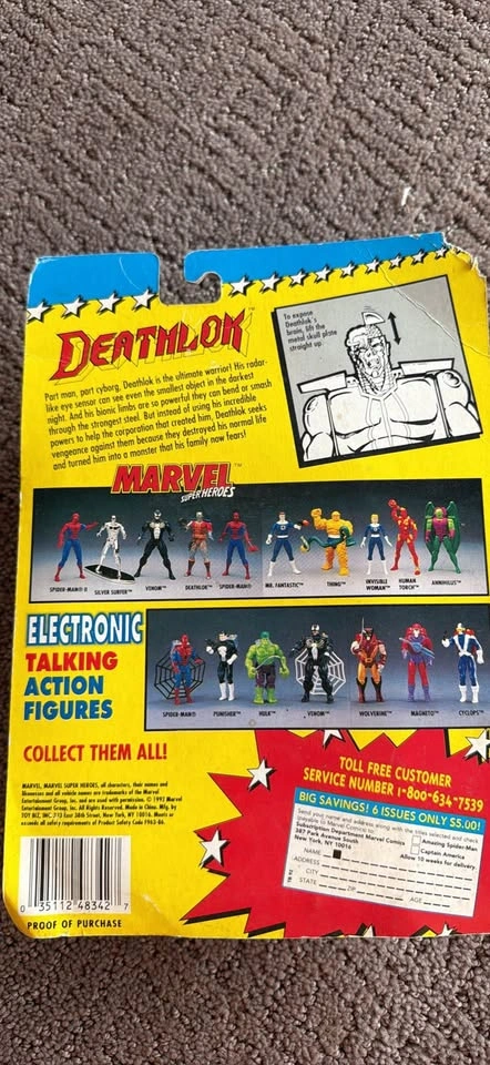 Toy Biz Marvel Super Heroes Cosmic Defenders Deathlok - photo 2
