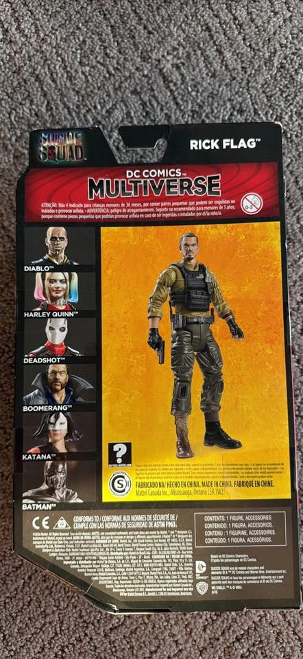 Mattel DC Comics Multiverse Suicide Squad Rick Flag Action Figur - photo 4