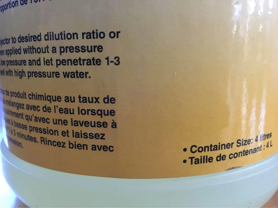 General All Purpose Pressure Washer Detergent | 4 Litres - photo 4
