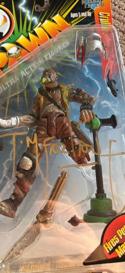 Autographed Todd McFarlane Spawn Series 7 Crutch Figure - photo 2