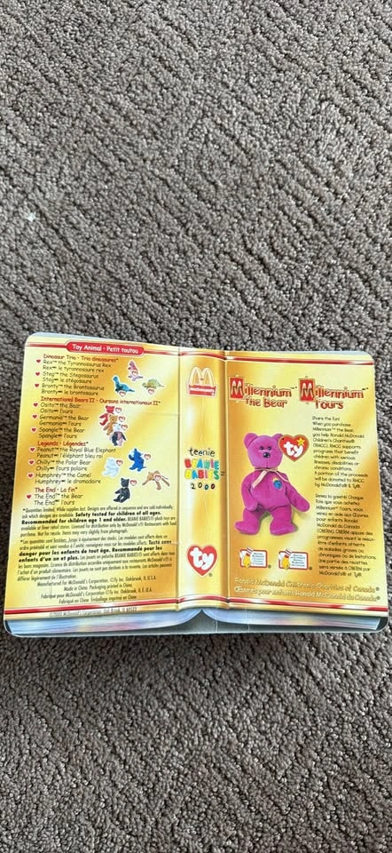 Ty McDonald's Teenie Beanie Baby Millennium the Bear - photo 2
