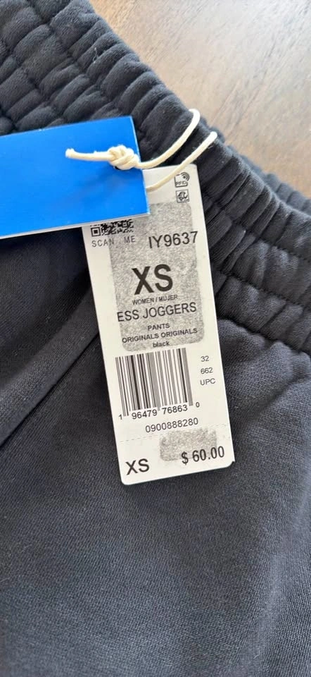 New Adidas ESS Joggers Size XS