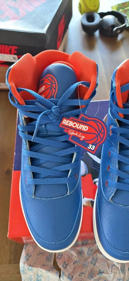 New Patrick Ewing Athletics 33 Orion Strap Royal/White/Orange