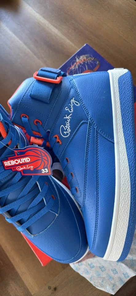 New Patrick Ewing Athletics 33 Orion Strap Royal/White/Orange - photo 2