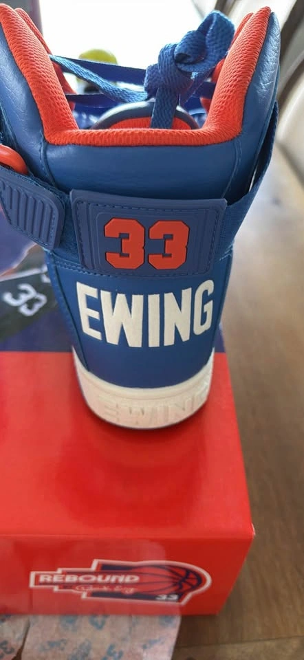 New Patrick Ewing Athletics 33 Orion Strap Royal/White/Orange - photo 3