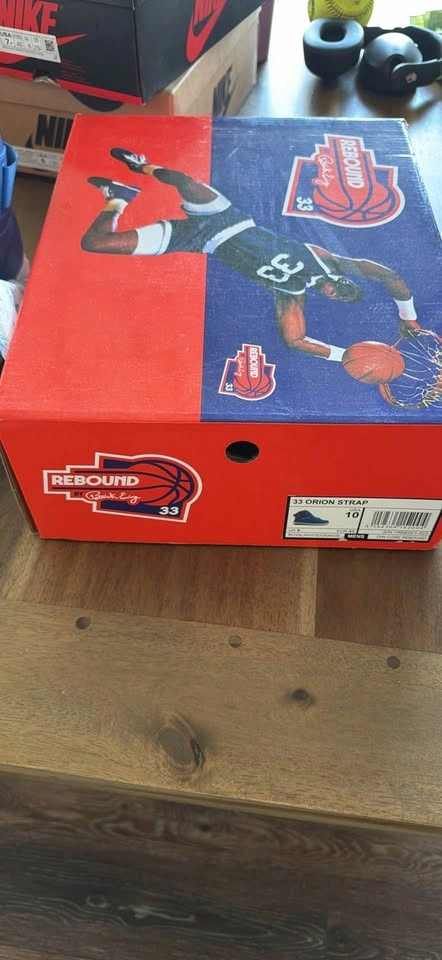 New Patrick Ewing Athletics 33 Orion Strap Royal/White/Orange - photo 4