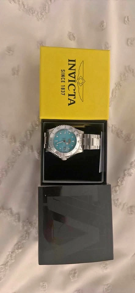 Invicta Pro Diver Turquoise Dial Watch