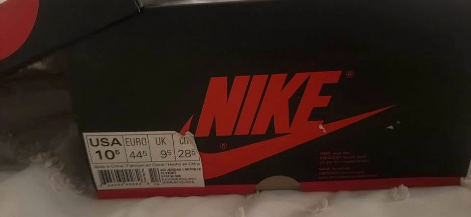 Authentic New Nike Air Jordan 1 Retro High Flyknit Royal 10.5 - photo 2