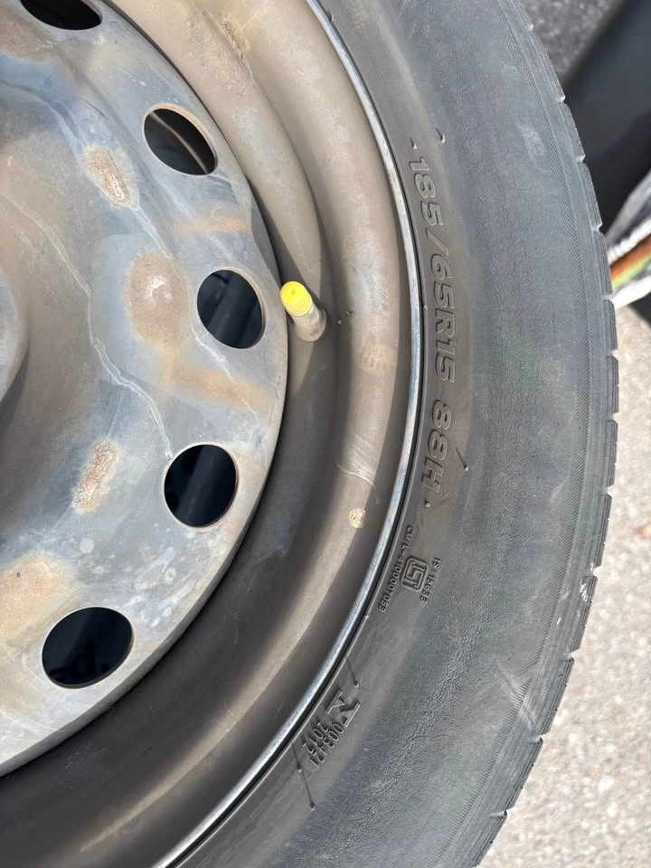 Four 15inch Winter Tires with Steel Rims - photo 5