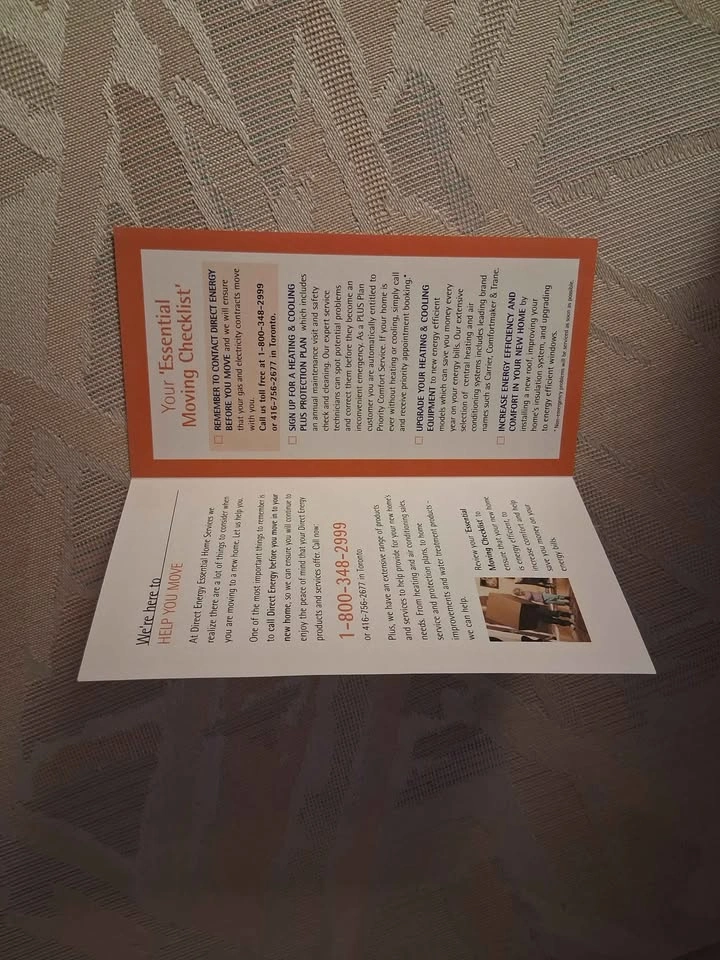 2003 Direct Energy Informational Pamphlet - Vintage Ephemera - photo 2