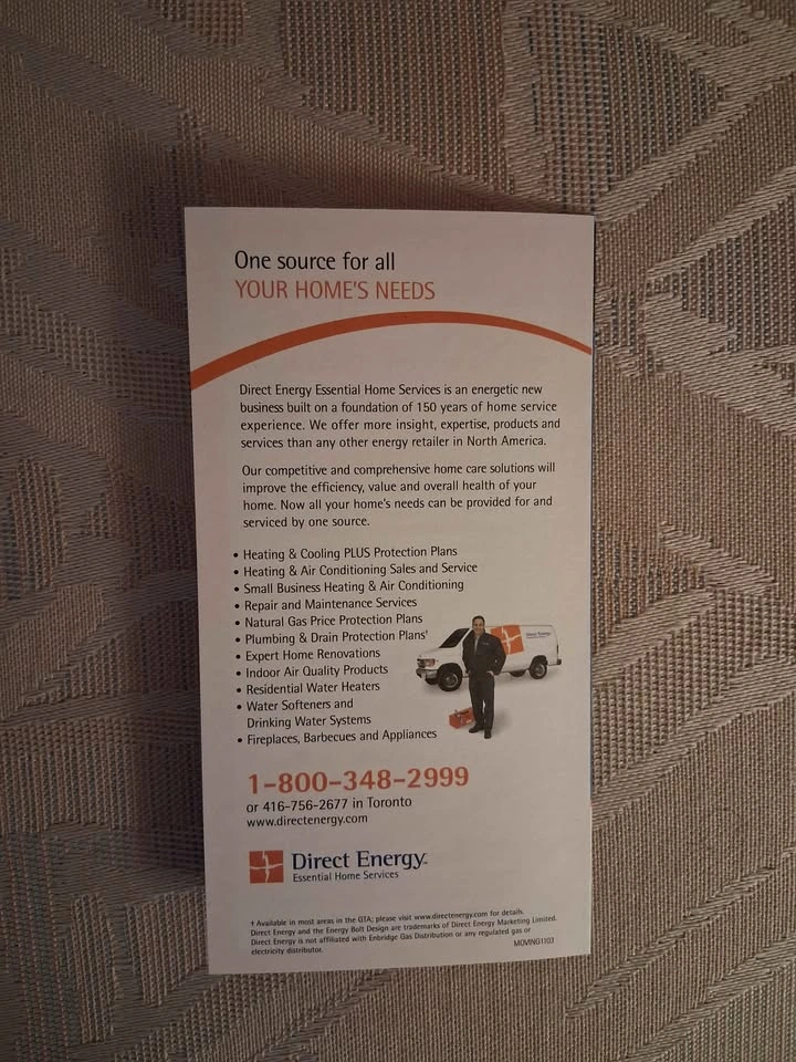 2003 Direct Energy Informational Pamphlet - Vintage Ephemera - photo 3