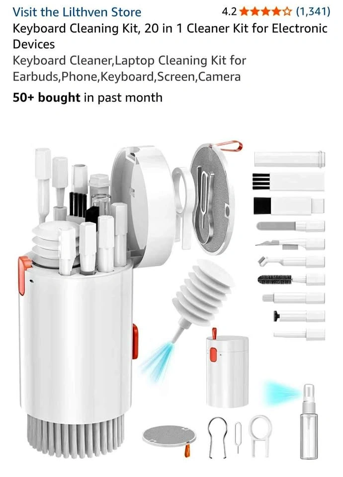20-in-1 Camera, Keyboard, and Electronic Cleaning Kit