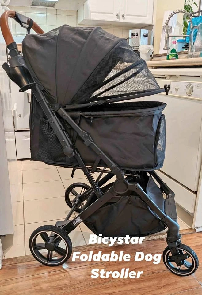 Bicystar Foldable Dog Stroller