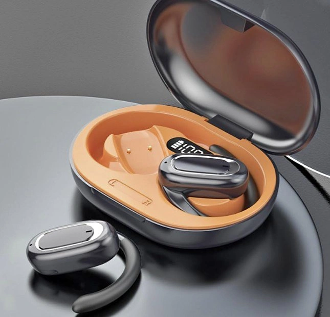 Open-Ear Wireless Bluetooth Headphones - LED Power Display