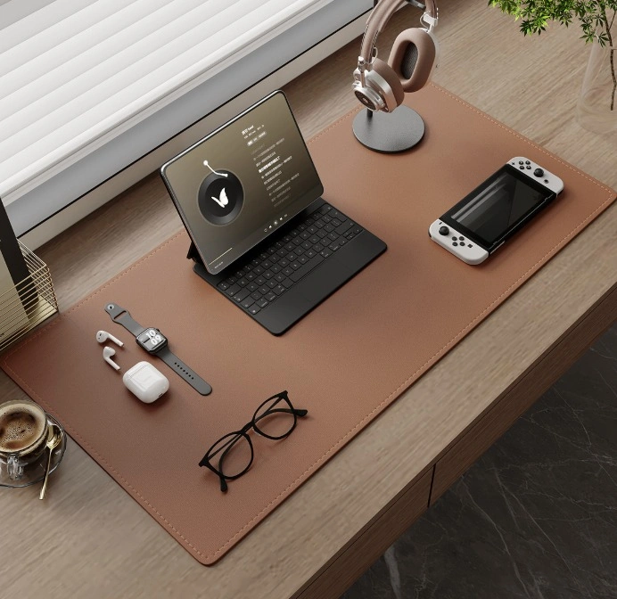 PU Leather Desk Mat 40 x 80 cm Extra Large Mouse Pad - photo 3
