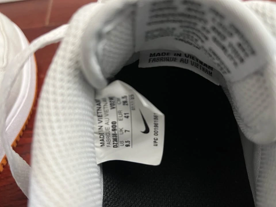 Nike Air Force 1 Sneakers – White/Gum Sole – Men’s US 9.5 - photo 4