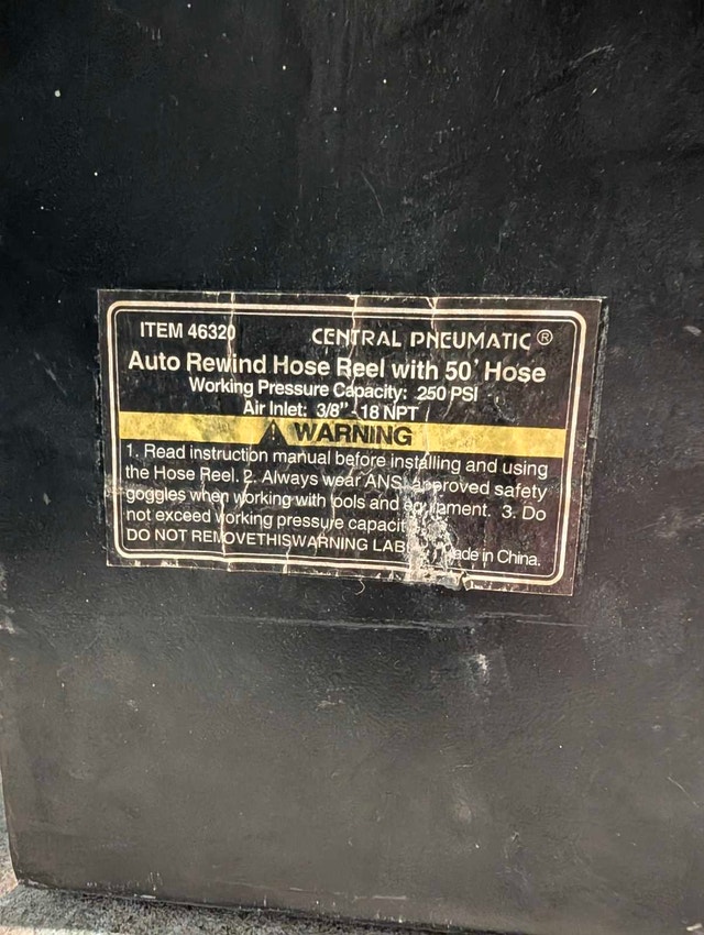 Auto rewind reel & 100FT hose - photo 2