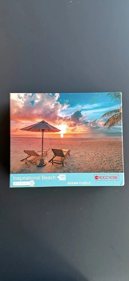 ROCO ROSE Inspirational Beach 1000 Piece Jigsaw Puzzle