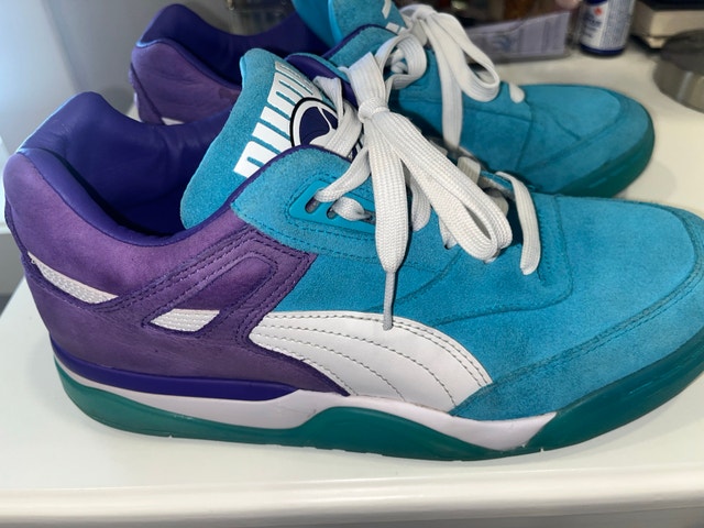 Puma Palace Guard Queen City ("Blue Atoll") basketball sneakers - photo 4