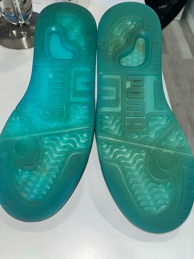 Puma Palace Guard Queen City ("Blue Atoll") basketball sneakers - photo 5