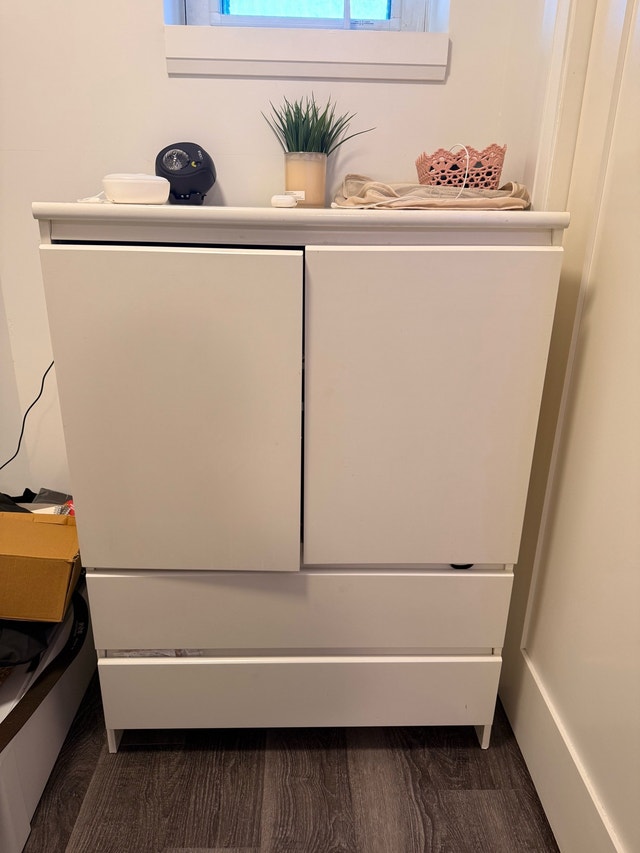 IKEA Storage Cabinet and Nightstand Set