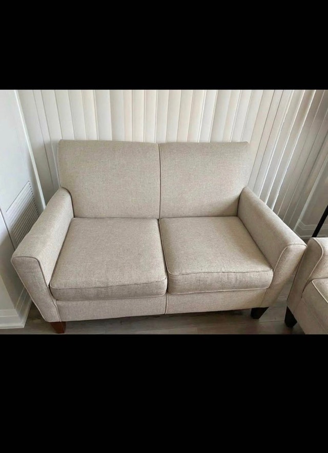 Beige Sofa and Loveseat Set - photo 2