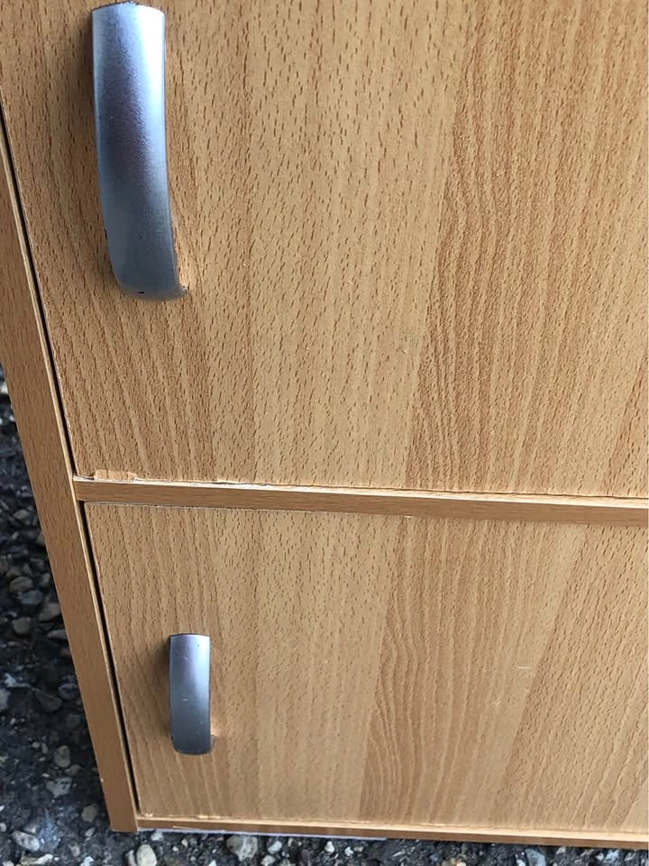 ⏰ P/up Oct. 19!  4-Door Light Wood Storage Cabinet - photo 4
