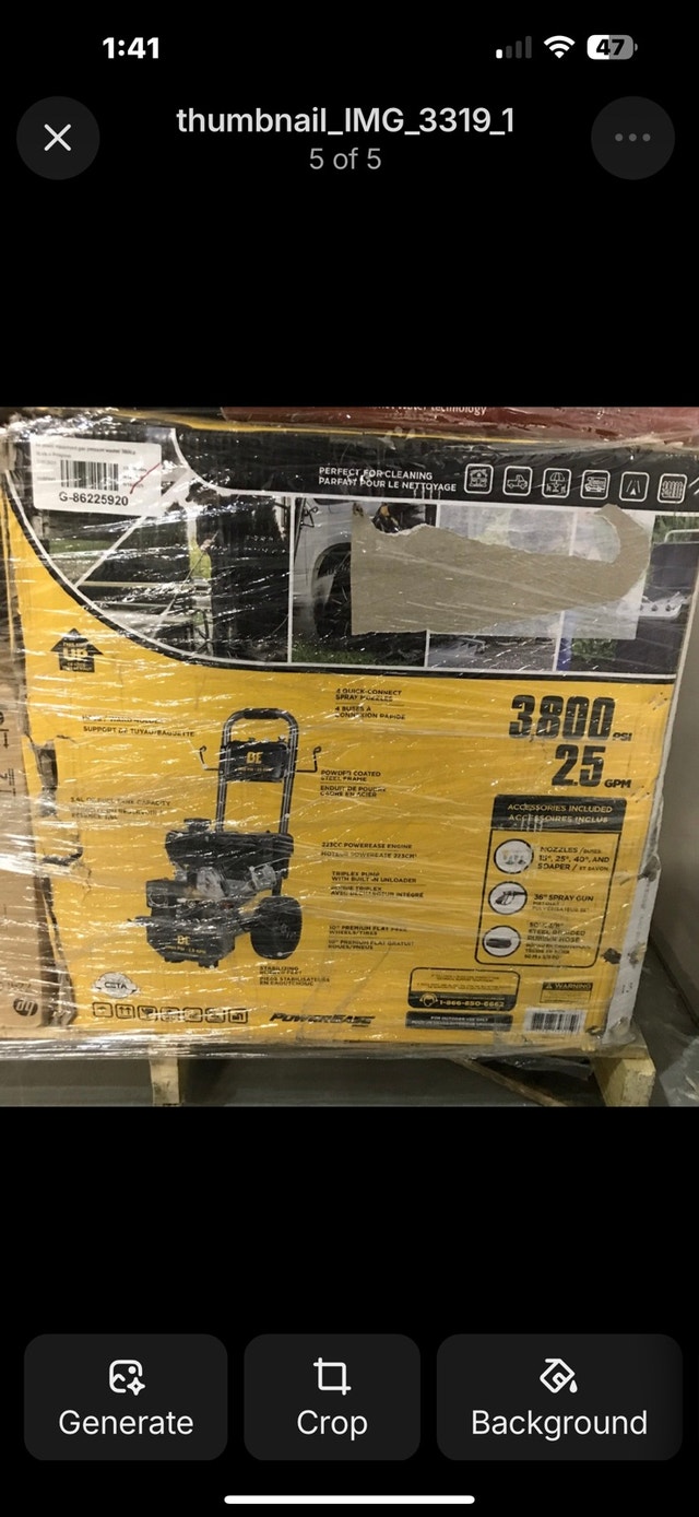 BE Power Equipment Pressure Washer