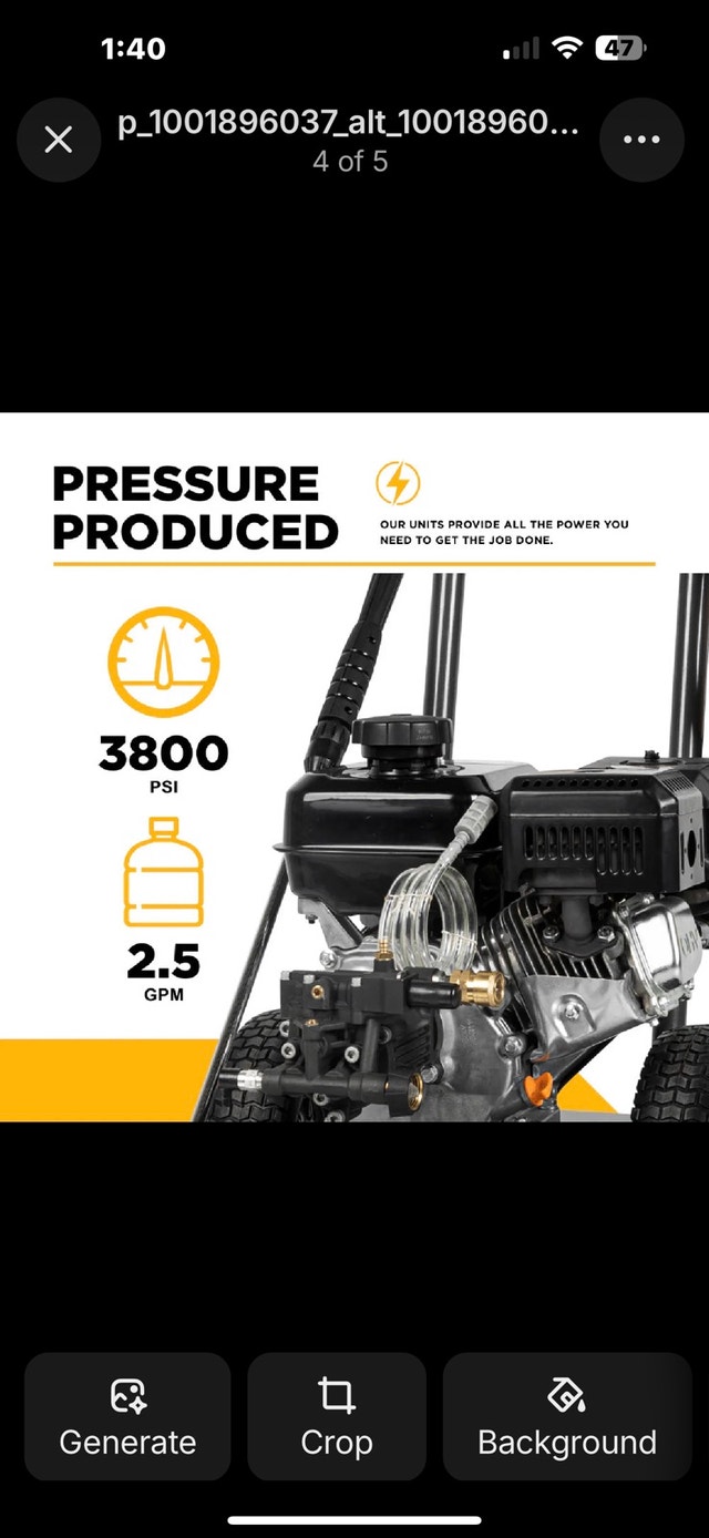 BE Power Equipment Pressure Washer - photo 2