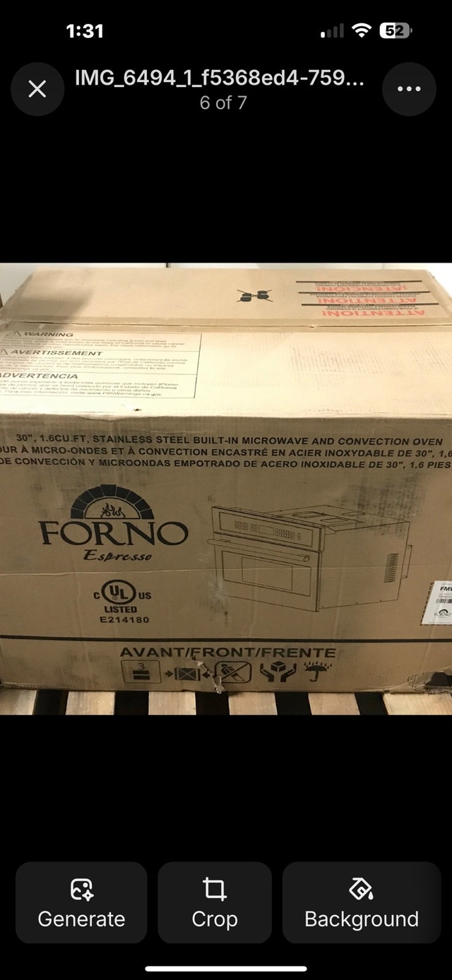 FORNO Espresso 30-inch Built-in Microwave and Convection Oven - photo 3