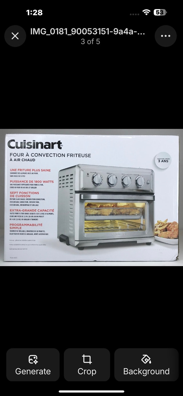 Cuisinart Air Fryer Toaster Oven - photo 2