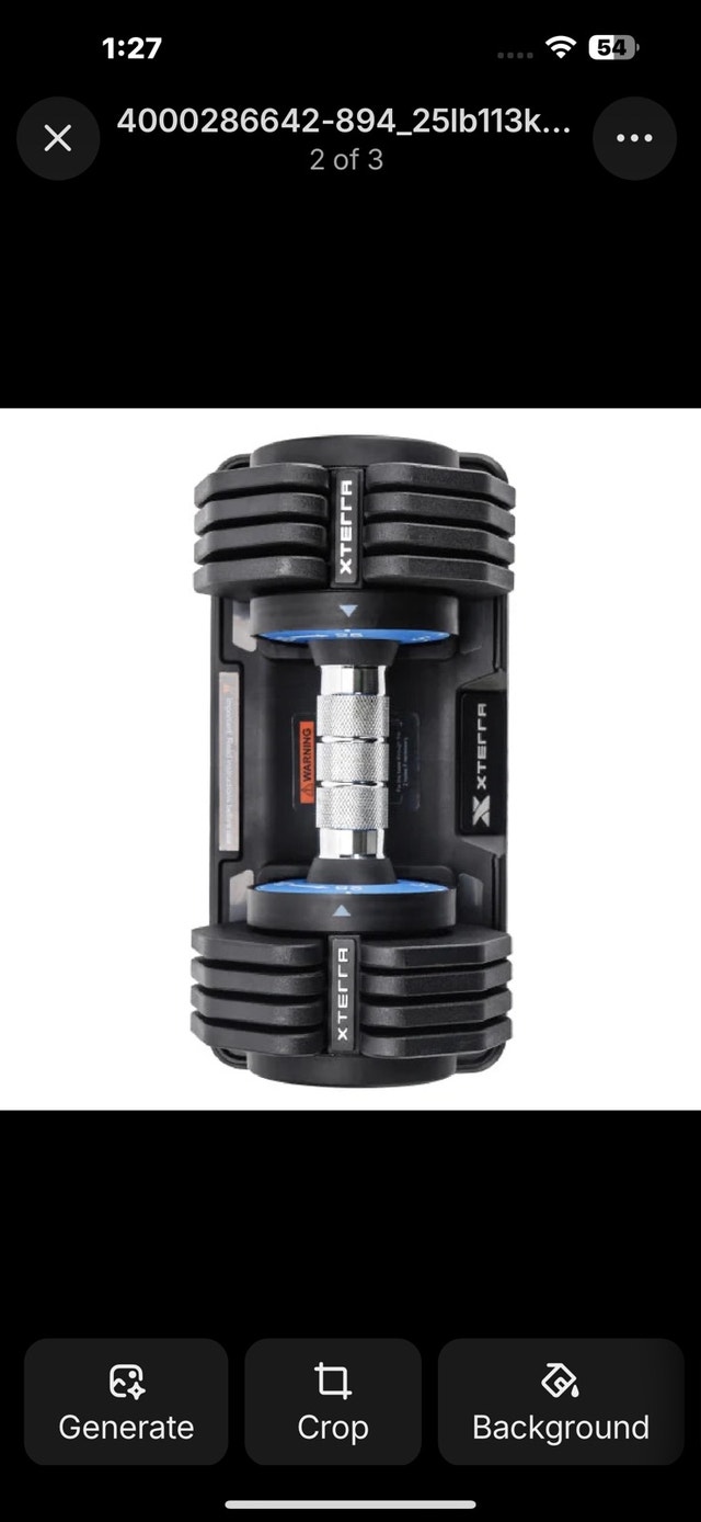 XTERRA Adjustable Dumbbell - photo 2