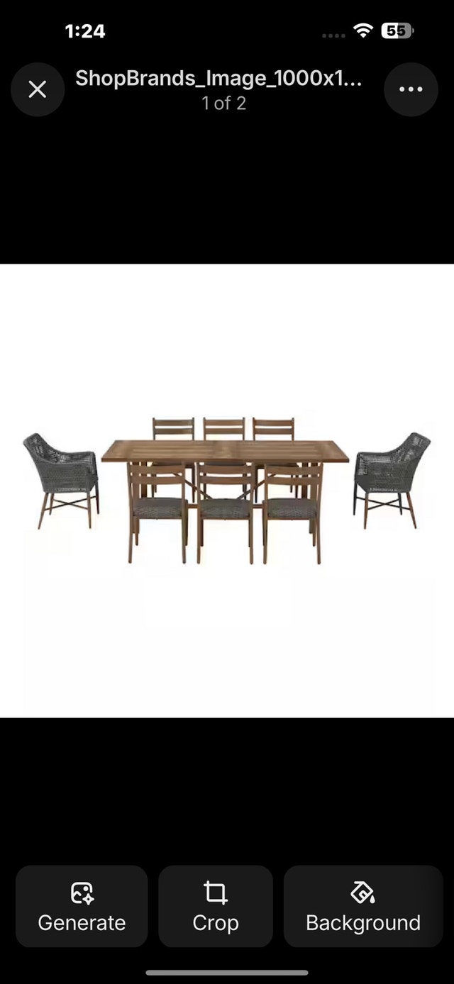LG 9-Piece Patio Dining Set